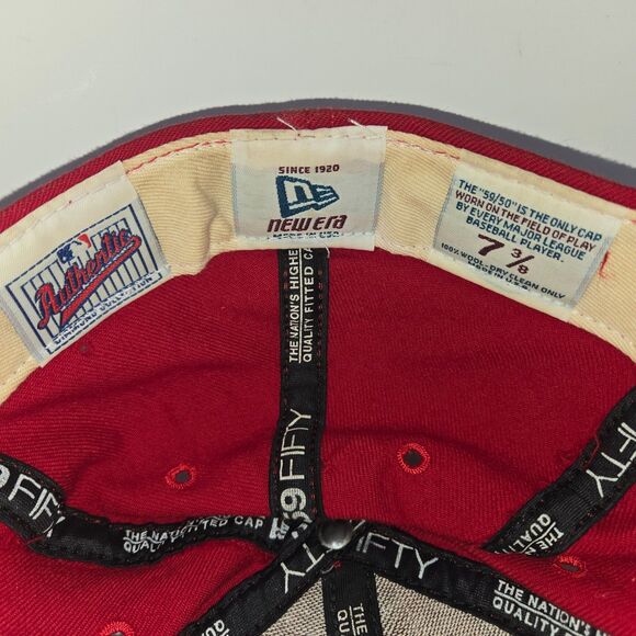 St. Louis Cardinals New Era Authentic On-Field 59FIFTY Fitted Hat Size 7-3/8 - Picture 3 of 16